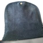 Patricia Nash  Black Leather Tooled Crossbody Saddle Bag Western Boho Purse Photo 6