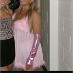 Dolls Kill  Fem Bot Costume Pink Includes: dress, arm sleeves, hair ties, under garment Photo 1