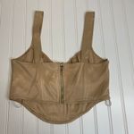 ZARA Satin Corset Nude Sz Small High Sides Photo 6