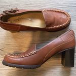 Tommy Hilfiger Vintage  brown / tan heeled genuine leather Loafers Photo 0
