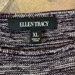 Ellen Tracy  Purple Tunic Scoop Neck Sweater XL Photo 7