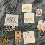 Boutique 10 Piece Statement Earrings Set Photo 0