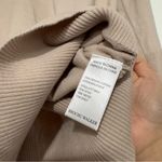Brochu Walker  NEW Beige Organic Cotton Larson V-Neck Sweater Size Large Photo 6