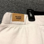 Victoria's Secret ‎ Pink Jogger Pants Womens 2XL White Graphic Relaxed Drawstring Photo 5