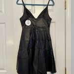 DO+BE Black Faux Leather Dress Photo 1