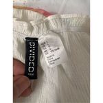 H&M Divided White Tie Strap Crop Top Women’s Size L Photo 3