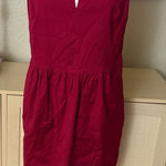 Moschino  Red Sleeveless Key Hole Mini Dress Festive Size 12 Photo 0