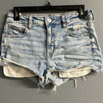 American Eagle next level stretch high rise shortie lace detail size 8 #713 Photo 0