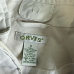 Orvis ‎ Sweater Vest Women's Size Medium Sleeveless Pockets Full Zip Polyester Photo 2