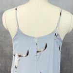 Peach Love California Womens Dress M Bull Skull Print Western Boho Rodeo USA Photo 5