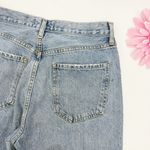 AGOLDE  X Tuckernuck Riley High Rise Straight Leg Jeans Quiver Light Medium Wash Photo 9