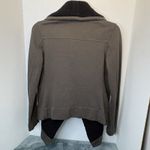 ALLSAINTS  Bora Women's Black/Gray Fleece Open Jacket Size XS Faux Fur Photo 3