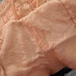 Athleta Women’s Cabo Linen 4" Shorts Elastic Waist Pockets Cactus Peach Size 14 Photo 5