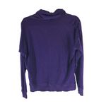 Ralph Lauren Jeans Co Womens Top Funnel Neck Pockets Long Sleeve Cotton Purple M Photo 1