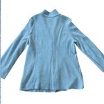 Eileen Fisher  Lambswool / Cashmere
Long Line Cardigan Sweater Blue Medium Photo 7