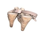 Sole Society  4 inch “Jenny” wedge heel sandal in taupe women’s size 8 Photo 5