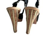 Casadei  Black Slingback Peeptoe Heels Size 5.5 Photo 7