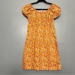 Caroline Constas Calla Mini Dress Floral Off The Shoulder Women’s M Orange Size M Photo 1