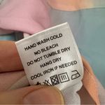 superdown  Revolve Watercolor Pastel Button Down Shirt Womens XS Casual Spring Photo 7