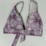 Raisin's  Purple Blue ‘Indigo Blues’ Striped Bikini Swim Top Bathing Suit Swimwear Size M 🪷  Photo 0