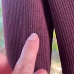 Sandro Women's Burgundy Ribbed Knit Long Sleeve Mini Dress Size XS Photo 7