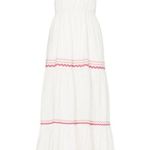 Splendid Riviera White Sleeveless Square Neck Maxi Dress Size Small Photo 4