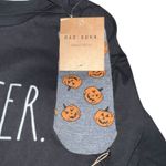 Rae Dunn 2 Pc Halloween Momster Long Sleeve T-shirt Top With Socks Large New Photo 1