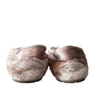 Unionbay Moccasin Slipper Womens Size 8M Shoe Pink Velvet Bow Faux Fur Lined Photo 3