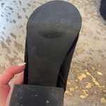 Black Velvet Platform Booties Size 8 Photo 1