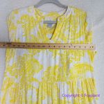 Chico's New!  Tiered Paisley Maxi Dress‎ yellow, Chico size 0, US size S/4 Photo 9