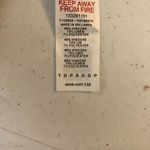 Topshop  Bralette Top Linen Blend Zip Closure Adjustable Straps Striped Beige 12 Photo 4