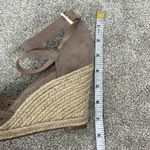 Kelly & Katie 💕 Size 10 Taupe Brown Adell Espadrille Sandal Wedges Heels Photo 10