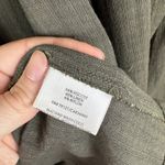 Eileen Fisher  Linen Blend Open Front Drape Cardigan Jacket‎ Size S Olive Green Photo 7