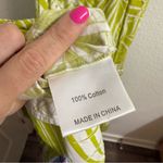 Anthropologie O.P.T Colette Cotton Midi Dress Size Medium Green Photo 4