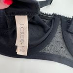 J.Crew Underwire balconette bra in point d'esprit black style H6207 size 34D Photo 7