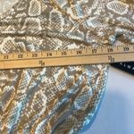 Absolutely Famous Womens Animal Print Blouse Cut Out Shoulder Size Small Photo 6