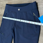 Columbia 30” Omni-Shade Mid Rise Hiking Casual Travel Pants Navy Blue Size 10 Photo 7