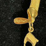 Napier 28” Gold Tone Herringbone Necklace Chunky Classic Gold Photo 3