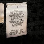 Alfred Dunner  Cardigan 1X Crocheted Cropped Photo 3