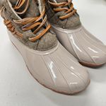 Seven7  Womens Wool Goose Boot Taupe Booties Shoes Size 8 Winter Rubber Sole Photo 5