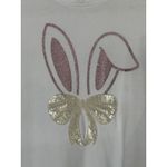 Judith March Holiday Bling Pullover Medium Coquette Glam Sequins Rhinestones Photo 1