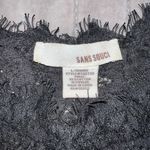 Sans Souci Black Textured Crop Top Photo 3