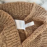 J.Crew NWT Top Women’s M Tan Textured Sweater Tee Loose Knit Boho - pull flaws Photo 10