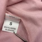 Pale Pink Sleeveless Ribbed Women's Stretchy Tank Top Size Small Photo 6