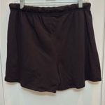 Lauren Moshi  Black Athletic Shorts with Silver Lips Photo 3