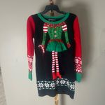 United States Sweaters Ugly Multi-Color Festive Christmas Sweater Womenโs XS/S Photo 1