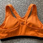Nike Pro Orange and Black Sports Bra Photo 4