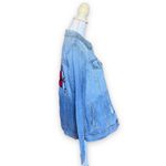Rails NWT-  x Soul cycle Medium Vintage Denim Jacket W/ Soul Patch- Size Large Photo 3