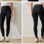 YPB SculptLUX Side Stripe 7/8 Length Legging Black White Size Large Photo 2