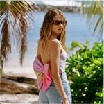 Hutch  Delphine Strapless Sweetheart Crop Top Size 4 Photo 1